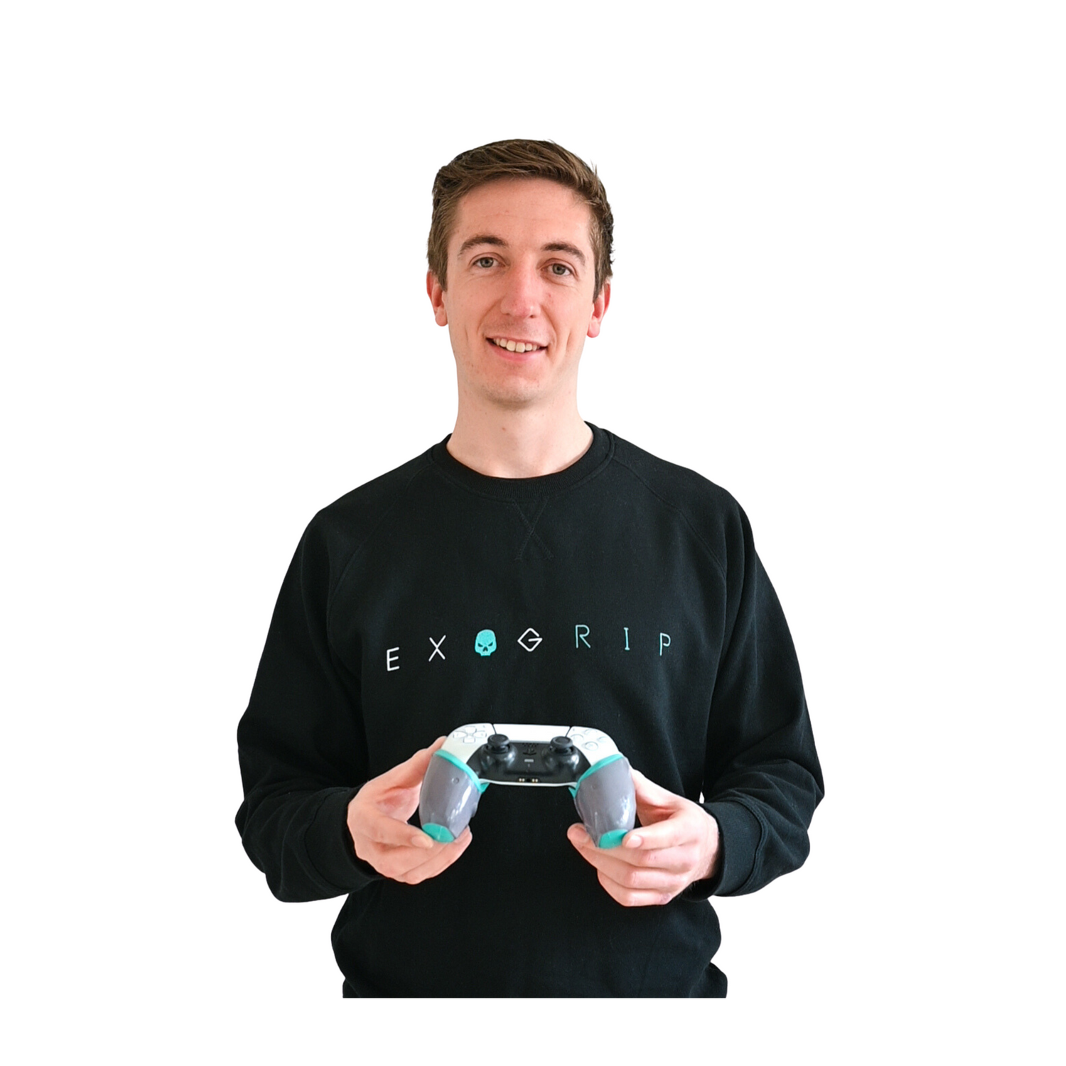 Sam Coombes, gaming enthusiast and founder of Exogrip.